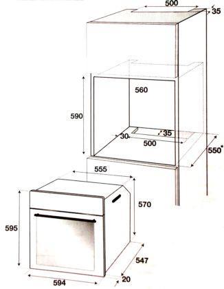 Specificatii Cuptor Beko OIM 25501 X